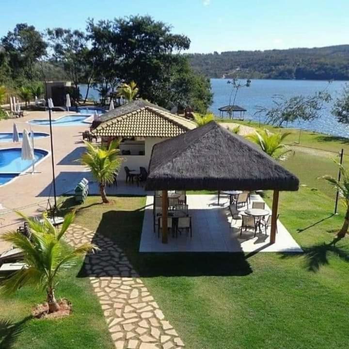 Aldeia Do Lago Caldas Novas Lindo Apt Com Cozinha Mobilia Nova Pode Levar Bebidas Na Area Das Piscinas Exterior foto
