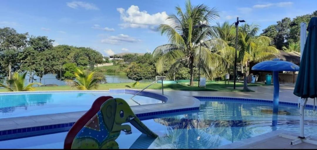 Aldeia Do Lago Caldas Novas Lindo Apt Com Cozinha Mobilia Nova Pode Levar Bebidas Na Area Das Piscinas Exterior foto